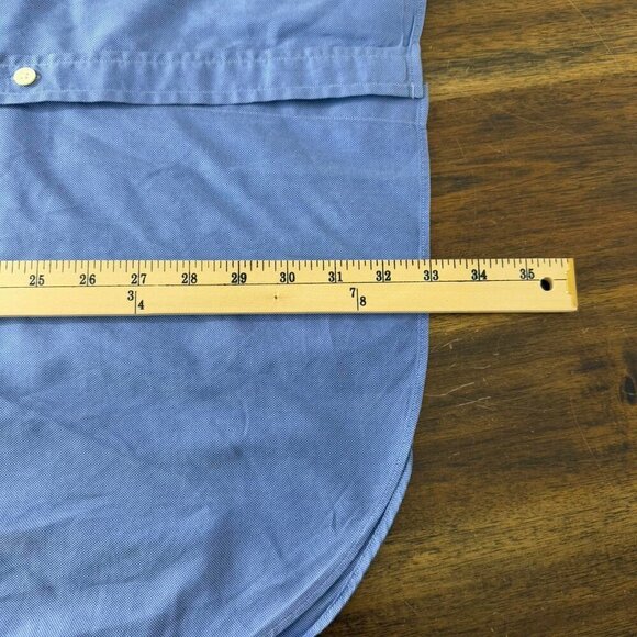 Todd Snyder Long Sleeve Button Up Shirt Blue XL - Picture 5 of 5